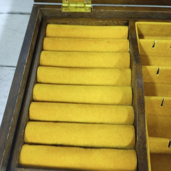 Vintage Pat Yoshikawa, Tapestry Top Jewelry Box, Jewelry Storage, Organizer. - Picture 6 of 12